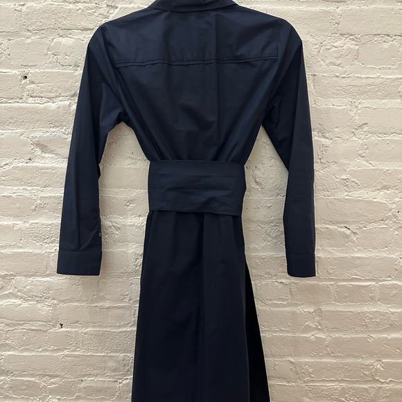 J. Crew Navy Blue Shirt Dress - Picture 3 of 5